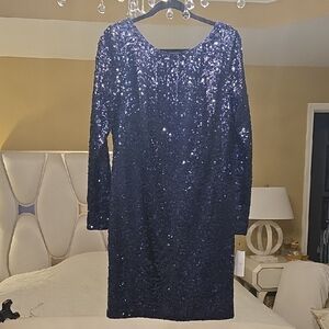 Jessica Simpson Midnight Blue Sequin Dress
